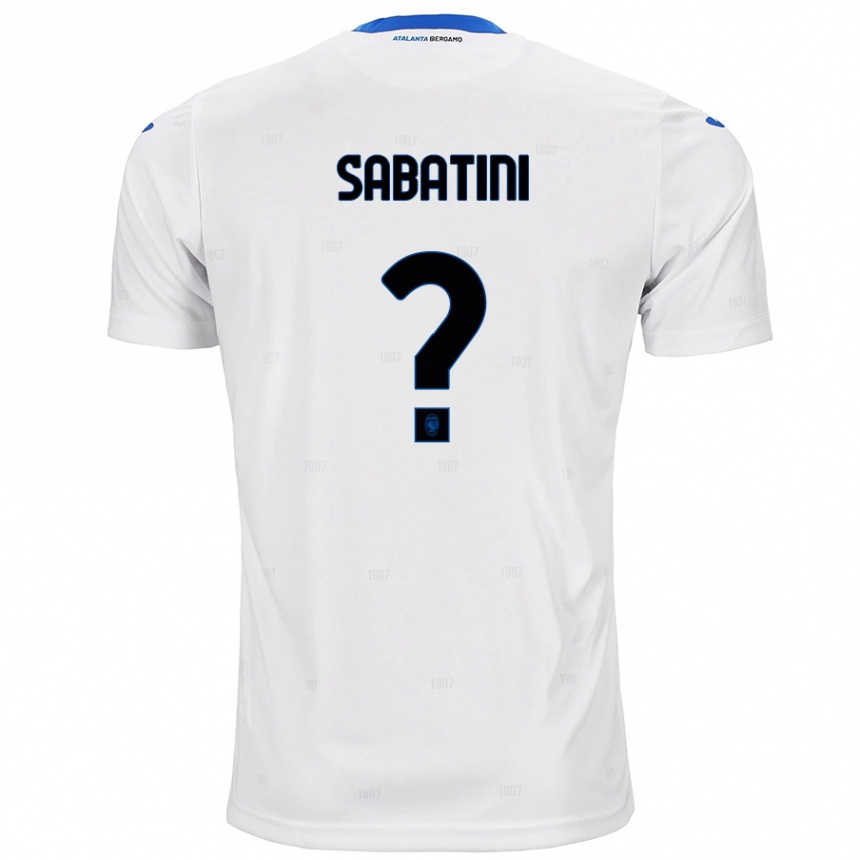 Niño Fútbol Camiseta Carlo Sabatini #0 Blanco 2ª Equipación 2024/25 México