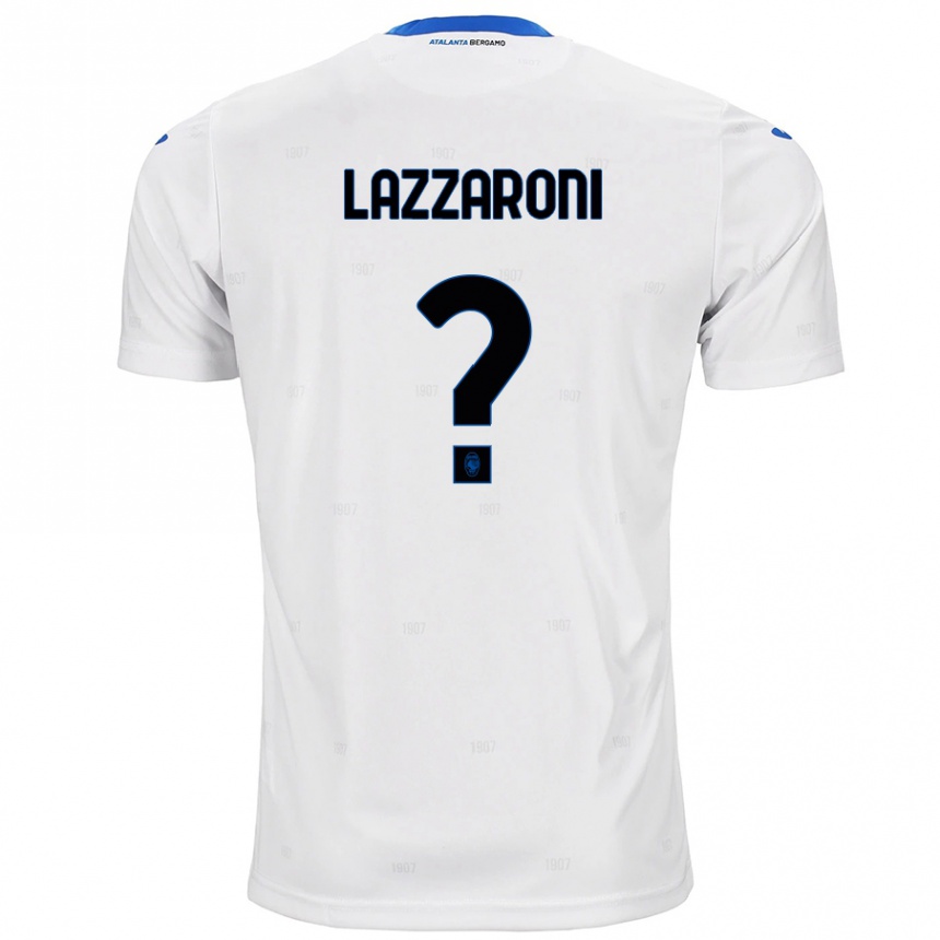 Niño Fútbol Camiseta Andrea Lazzaroni #0 Blanco 2ª Equipación 2024/25 México