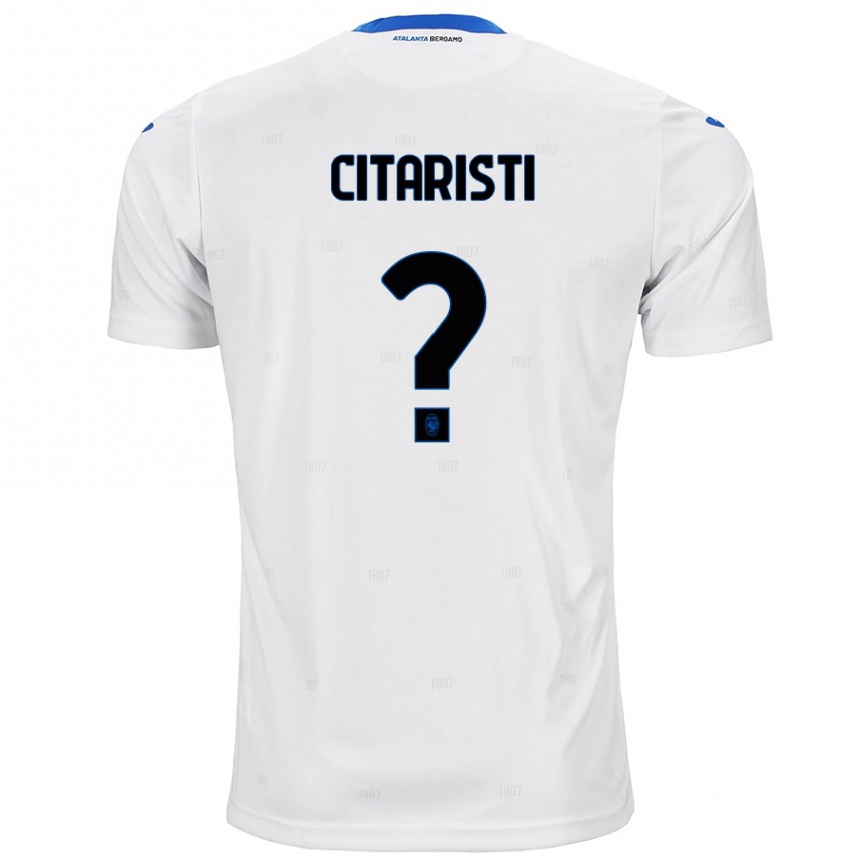 Niño Fútbol Camiseta Christian Citaristi #0 Blanco 2ª Equipación 2024/25 México