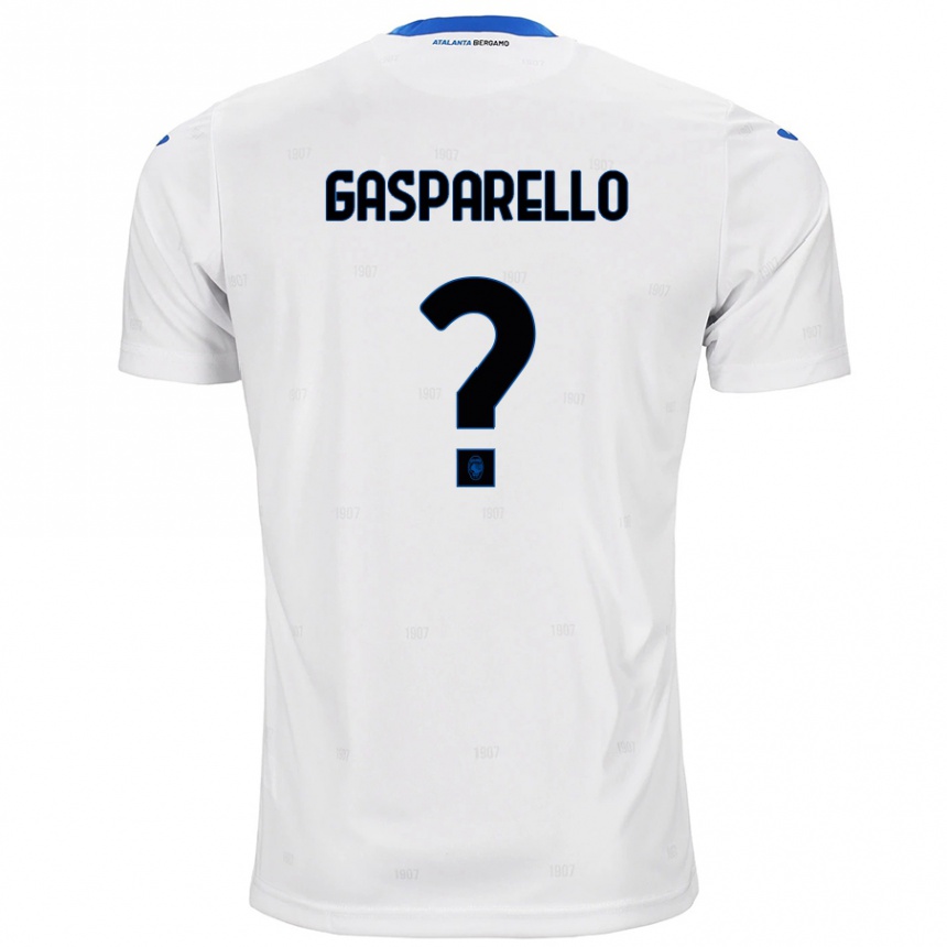 Niño Fútbol Camiseta Francesco Gasparello #0 Blanco 2ª Equipación 2024/25 México