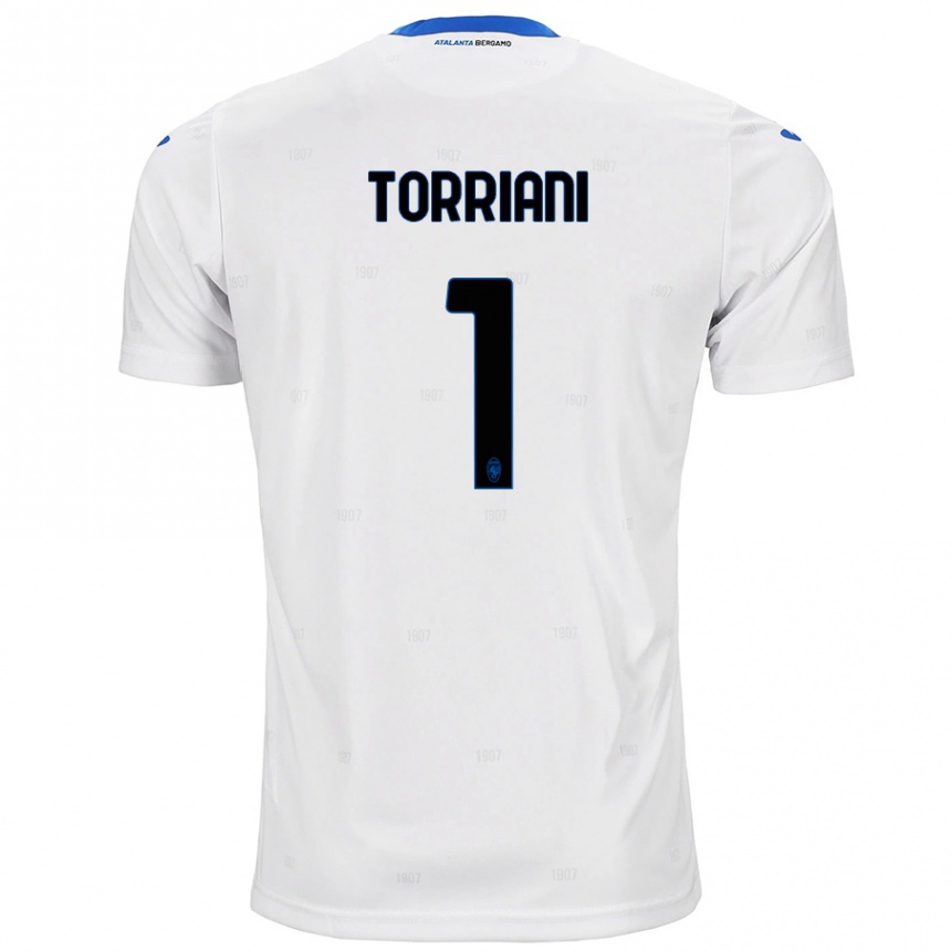 Niño Fútbol Camiseta Andrea Torriani #1 Blanco 2ª Equipación 2024/25 México