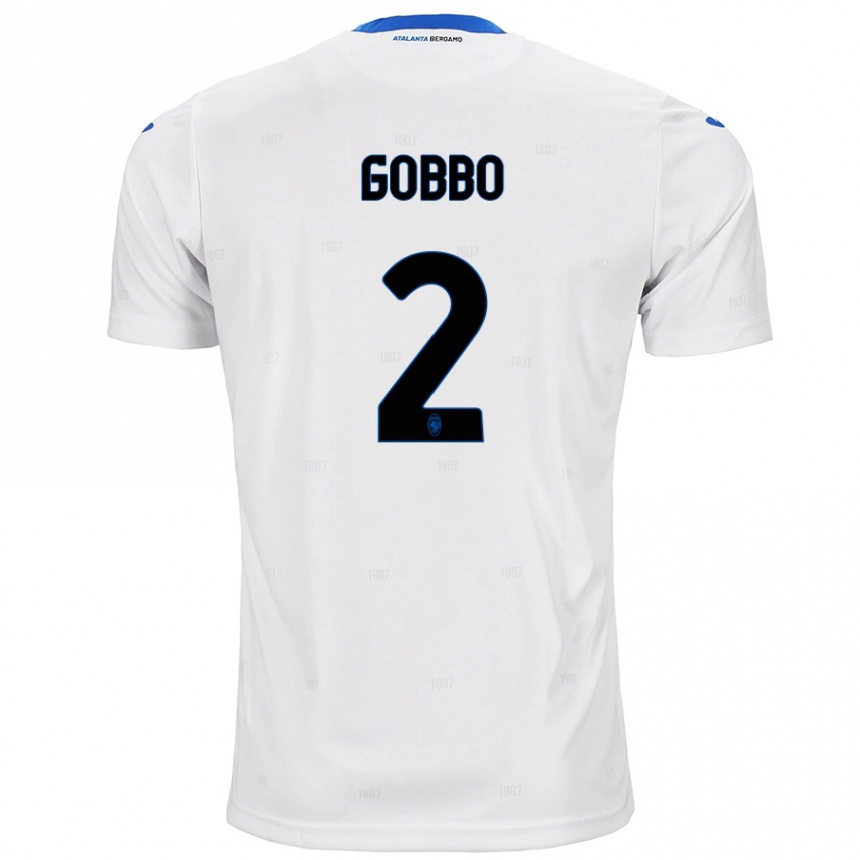 Niño Fútbol Camiseta Luca Gobbo #2 Blanco 2ª Equipación 2024/25 México