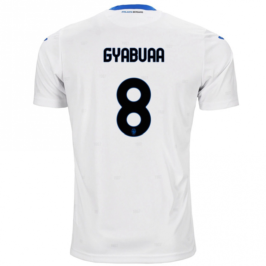 Niño Fútbol Camiseta Emmanuel Gyabuaa #8 Blanco 2ª Equipación 2024/25 México