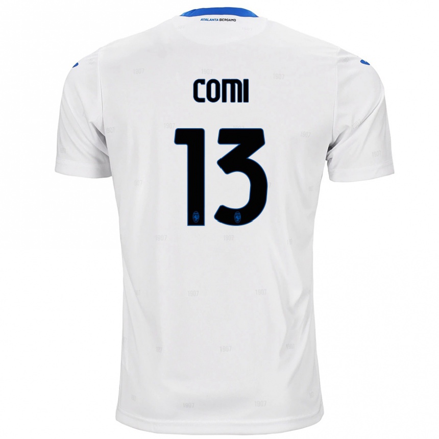 Niño Fútbol Camiseta Pietro Comi #13 Blanco 2ª Equipación 2024/25 México