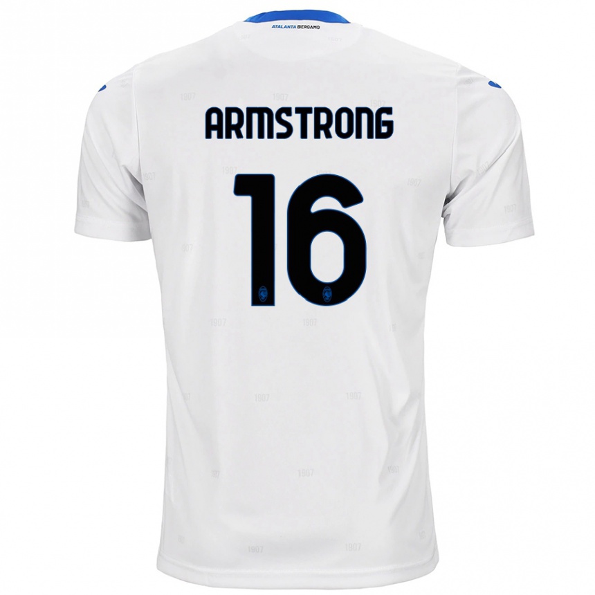 Niño Fútbol Camiseta Daniel Armstrong #16 Blanco 2ª Equipación 2024/25 México