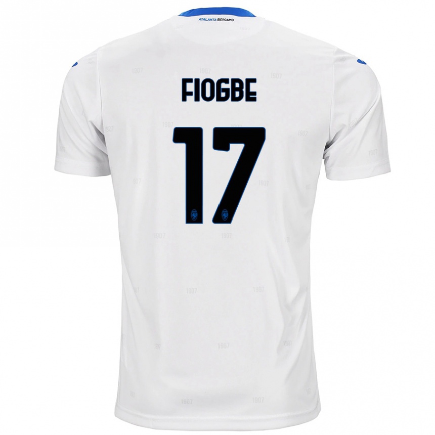 Niño Fútbol Camiseta Candas Fiogbe #17 Blanco 2ª Equipación 2024/25 México