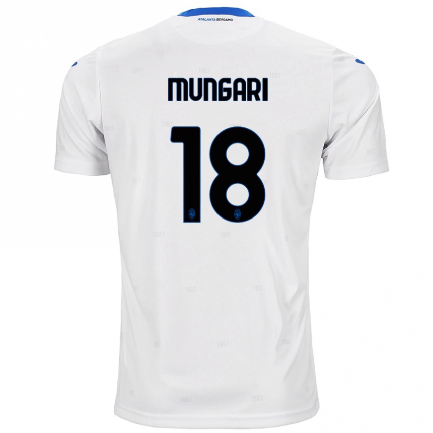 Niño Fútbol Camiseta Giuseppe Mungari #18 Blanco 2ª Equipación 2024/25 México