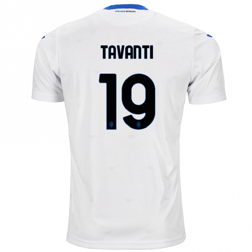 Niño Fútbol Camiseta Mattia Tavanti #19 Blanco 2ª Equipación 2024/25 México