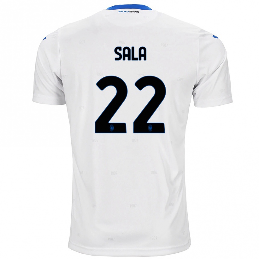 Niño Fútbol Camiseta Lorenzo Sala #22 Blanco 2ª Equipación 2024/25 México