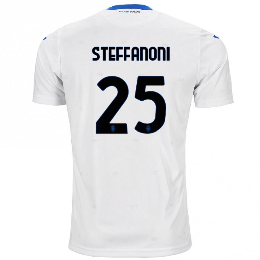 Niño Fútbol Camiseta Federico Steffanoni #25 Blanco 2ª Equipación 2024/25 México