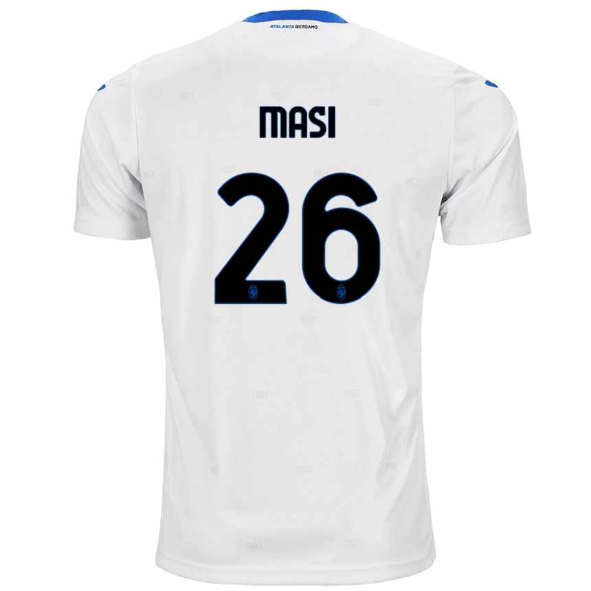 Niño Fútbol Camiseta Alberto Masi #26 Blanco 2ª Equipación 2024/25 México