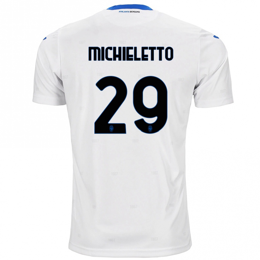 Niño Fútbol Camiseta Andrea Michieletto #29 Blanco 2ª Equipación 2024/25 México