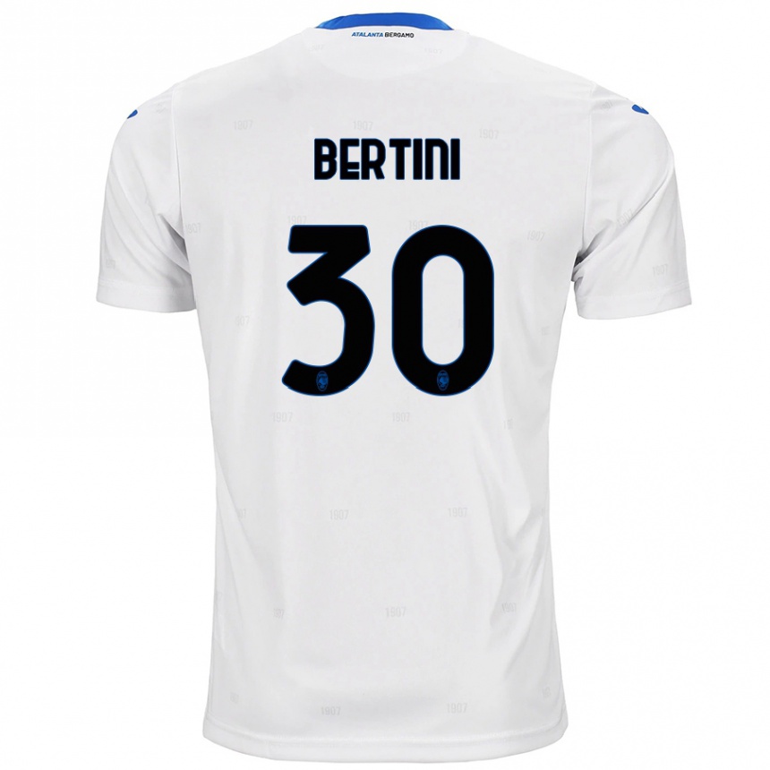 Niño Fútbol Camiseta Tommaso Bertini #30 Blanco 2ª Equipación 2024/25 México