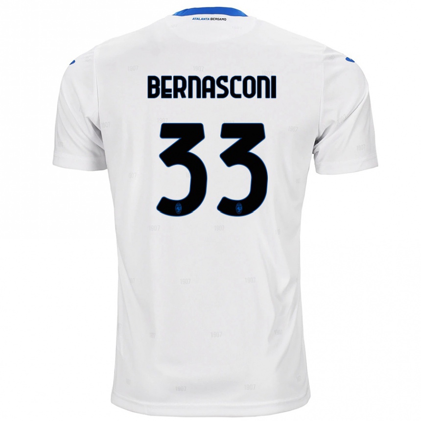 Niño Fútbol Camiseta Lorenzo Bernasconi #33 Blanco 2ª Equipación 2024/25 México