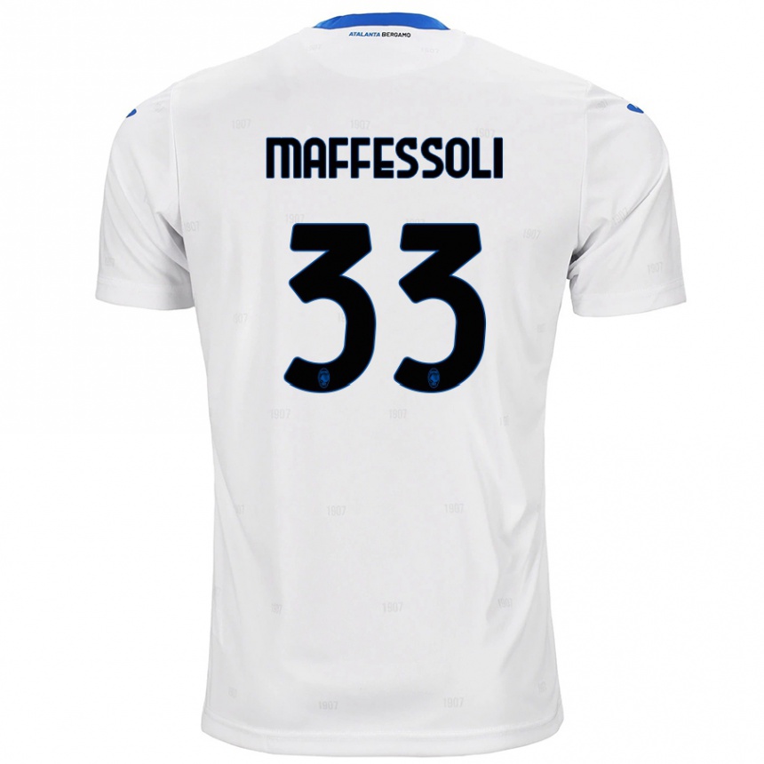 Niño Fútbol Camiseta Manuel Maffessoli #33 Blanco 2ª Equipación 2024/25 México