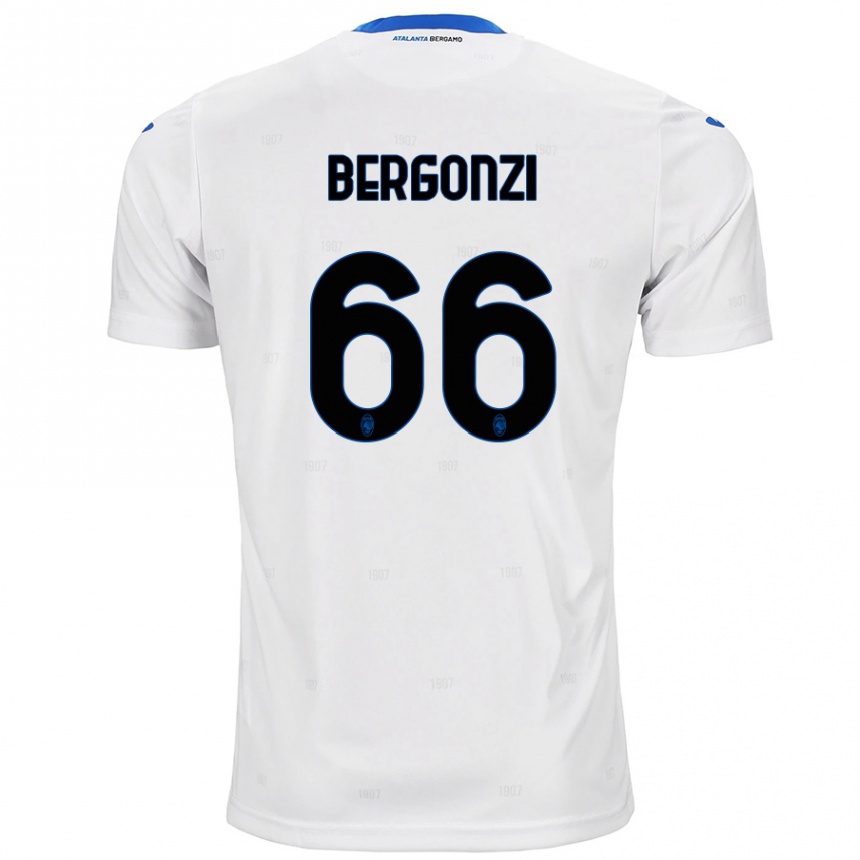 Niño Fútbol Camiseta Federico Bergonzi #66 Blanco 2ª Equipación 2024/25 México