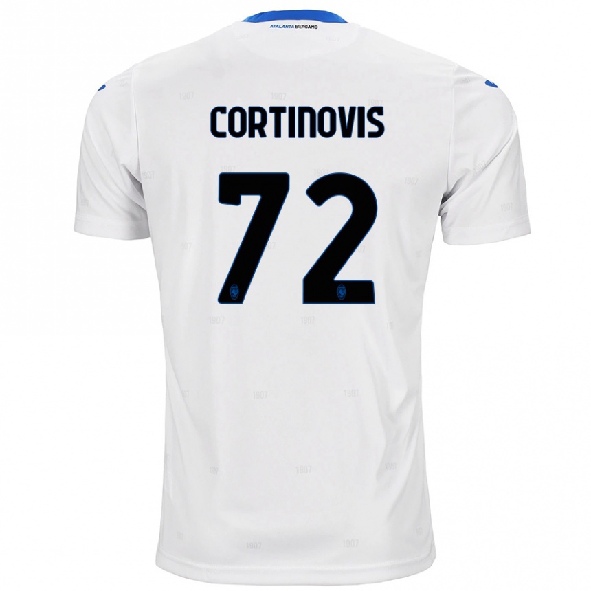 Niño Fútbol Camiseta Alessandro Cortinovis #72 Blanco 2ª Equipación 2024/25 México