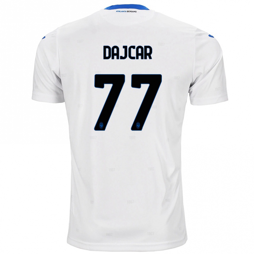 Niño Fútbol Camiseta Matevz Dajcar #77 Blanco 2ª Equipación 2024/25 México