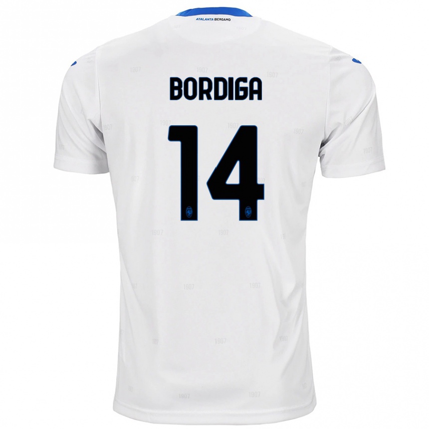 Niño Fútbol Camiseta Michele Bordiga #14 Blanco 2ª Equipación 2024/25 México