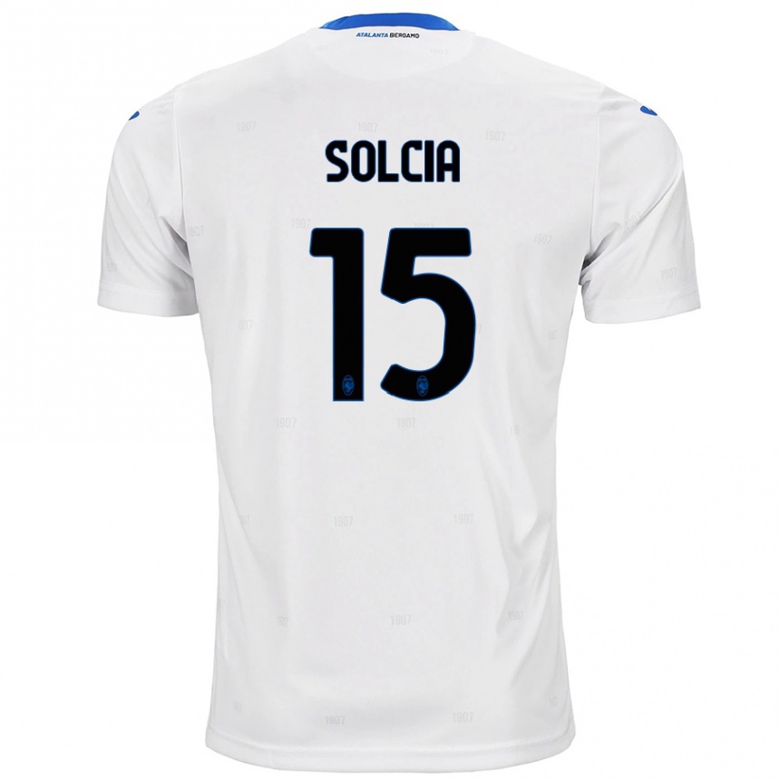 Niño Fútbol Camiseta Daniele Solcia #15 Blanco 2ª Equipación 2024/25 México