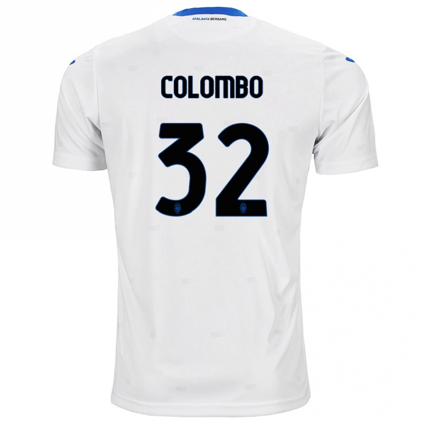 Niño Fútbol Camiseta Matteo Colombo #32 Blanco 2ª Equipación 2024/25 México