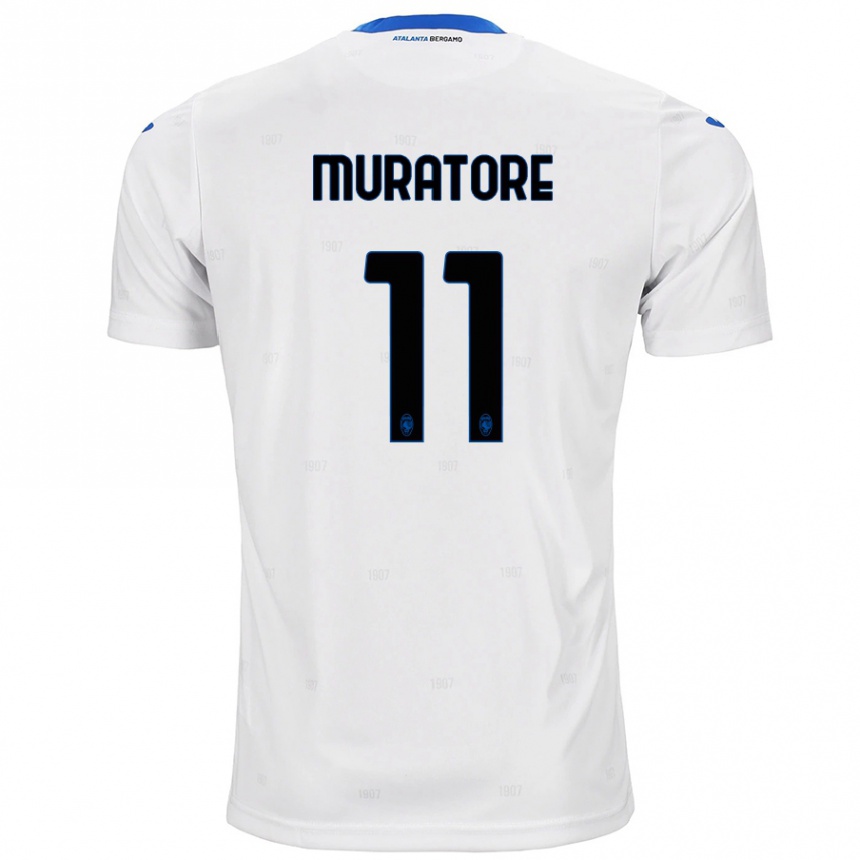 Niño Fútbol Camiseta Simone Muratore #11 Blanco 2ª Equipación 2024/25 México