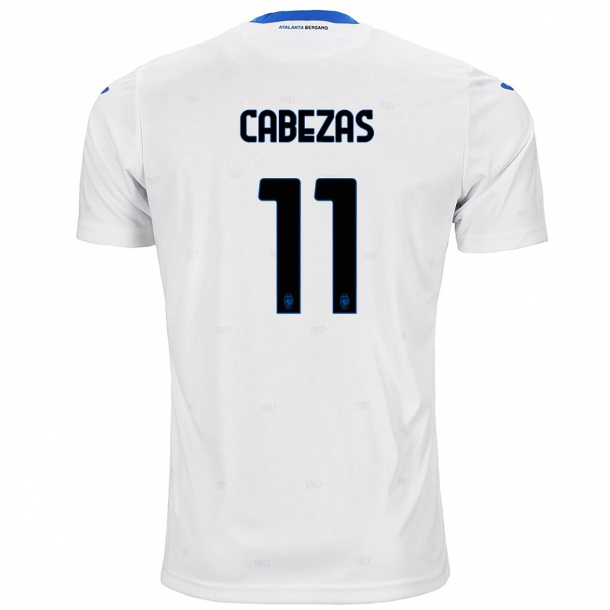 Niño Fútbol Camiseta Bryan Cabezas #11 Blanco 2ª Equipación 2024/25 México