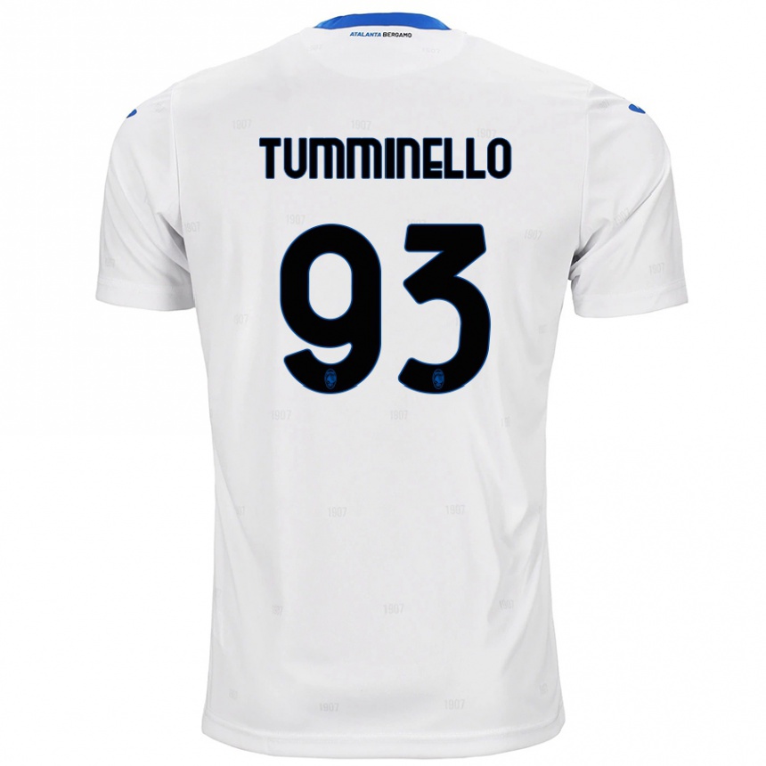 Niño Fútbol Camiseta Marco Tumminello #93 Blanco 2ª Equipación 2024/25 México