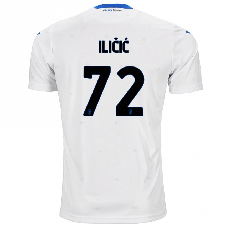 Niño Fútbol Camiseta Josip Ilicic #72 Blanco 2ª Equipación 2024/25 México