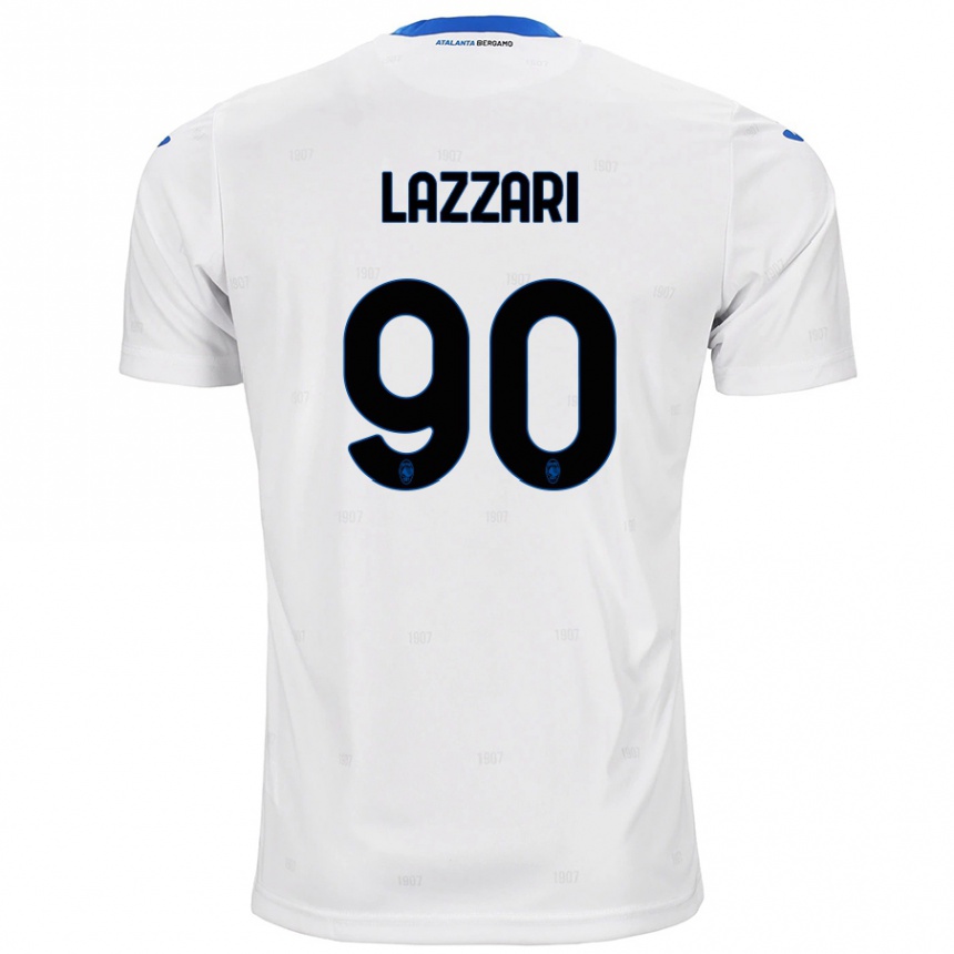 Niño Fútbol Camiseta Ilaria Lazzari #90 Blanco 2ª Equipación 2024/25 México