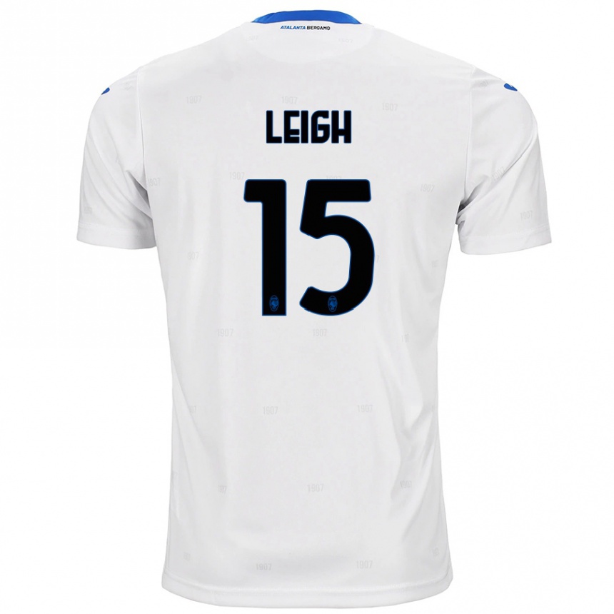 Niño Fútbol Camiseta Adrienne Leigh #15 Blanco 2ª Equipación 2024/25 México