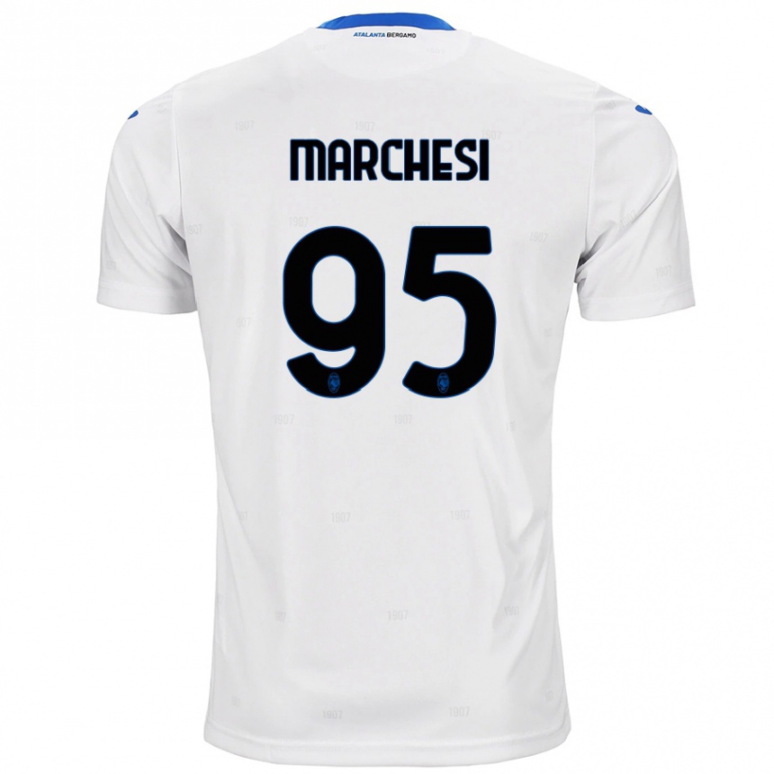 Niño Fútbol Camiseta Silvia Marchesi #95 Blanco 2ª Equipación 2024/25 México