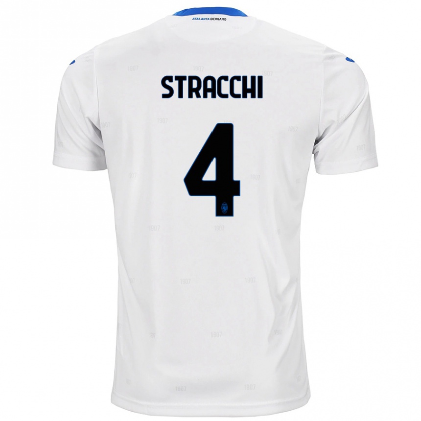 Niño Fútbol Camiseta Daniela Stracchi #4 Blanco 2ª Equipación 2024/25 México