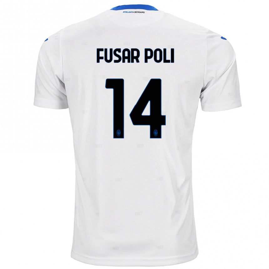 Niño Fútbol Camiseta Giulia Fusar Poli #14 Blanco 2ª Equipación 2024/25 México