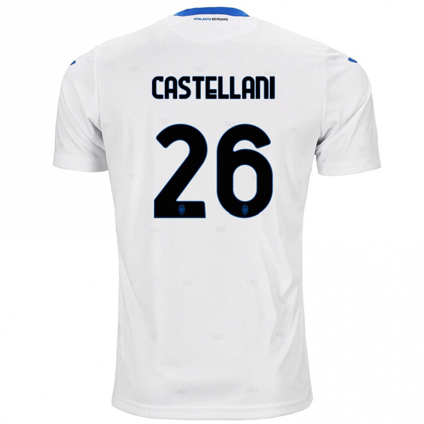 Niño Fútbol Camiseta Eleonora Castellani #26 Blanco 2ª Equipación 2024/25 México