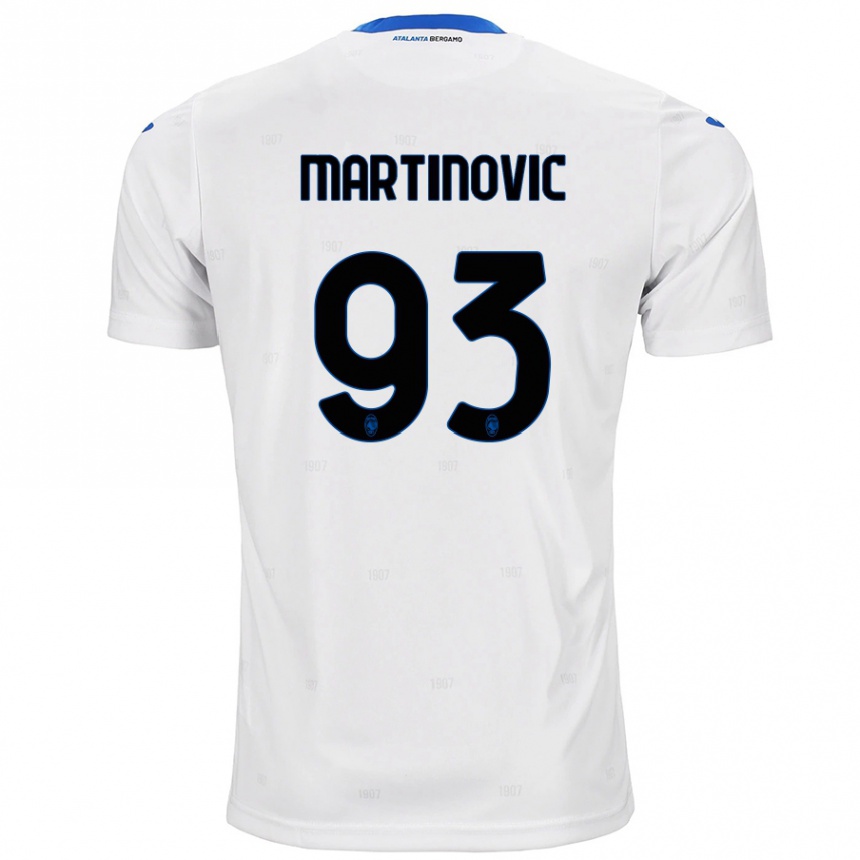 Niño Fútbol Camiseta Melania Martinovic #93 Blanco 2ª Equipación 2024/25 México