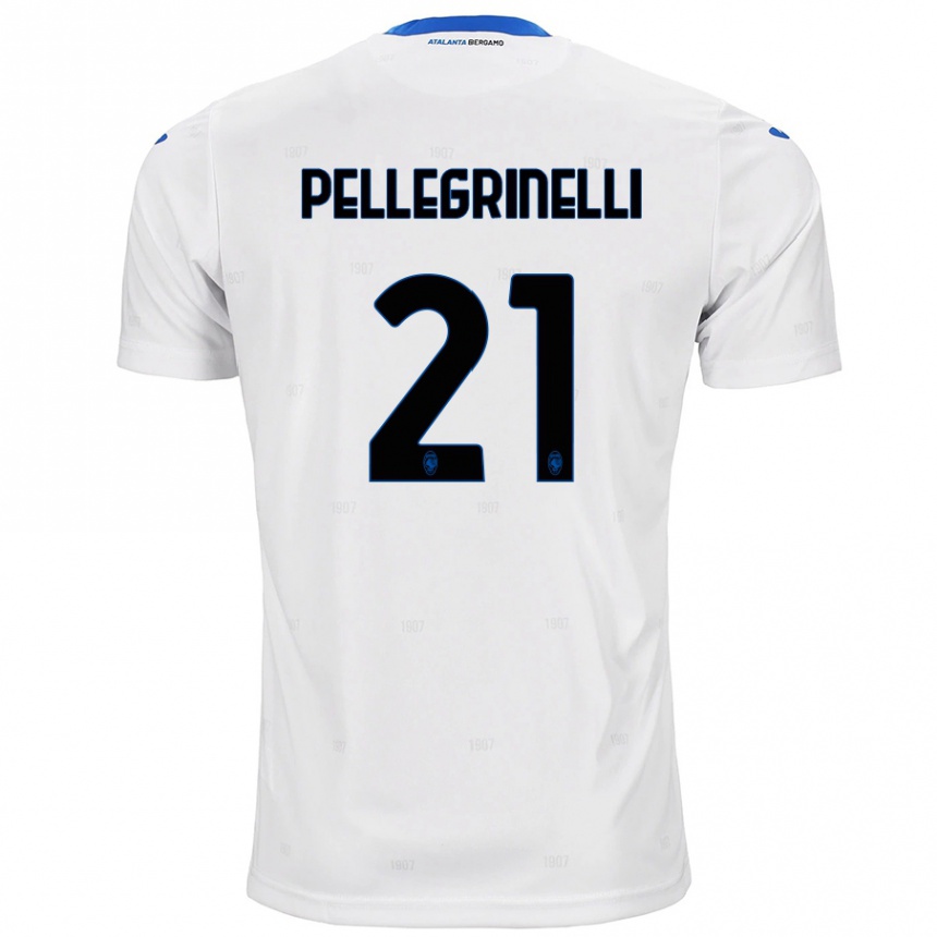 Niño Fútbol Camiseta Giorgia Pellegrinelli #21 Blanco 2ª Equipación 2024/25 México