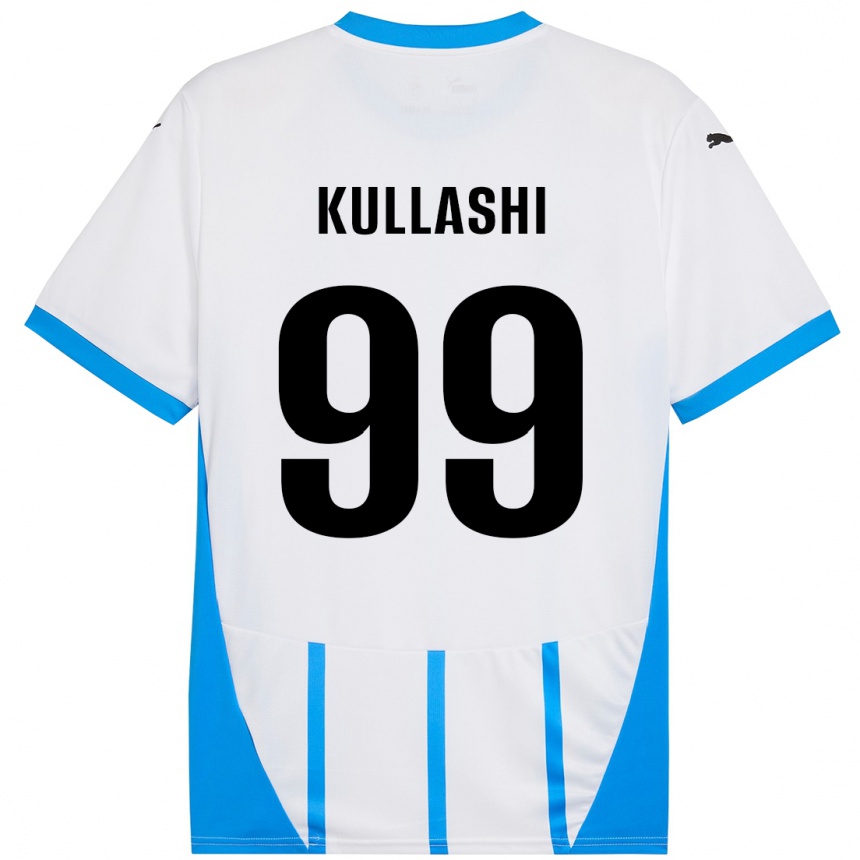 Niño Fútbol Camiseta Loreta Kullashi #99 Blanco Azul 2ª Equipación 2024/25 México