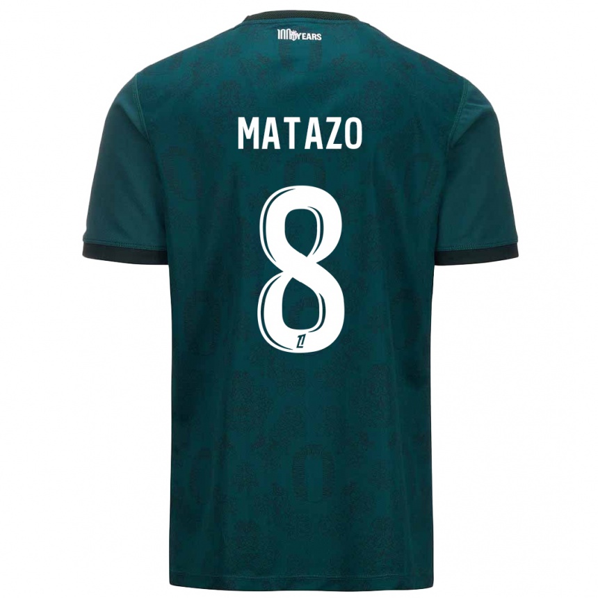 Niño Fútbol Camiseta Eliot Matazo #8 Verde Oscuro 2ª Equipación 2024/25 México