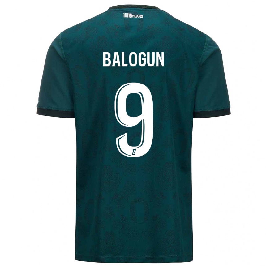 Niño Fútbol Camiseta Folarin Balogun #9 Verde Oscuro 2ª Equipación 2024/25 México