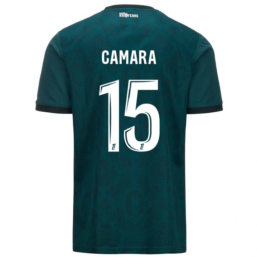 Niño Fútbol Camiseta Lamine Camara #15 Verde Oscuro 2ª Equipación 2024/25 México