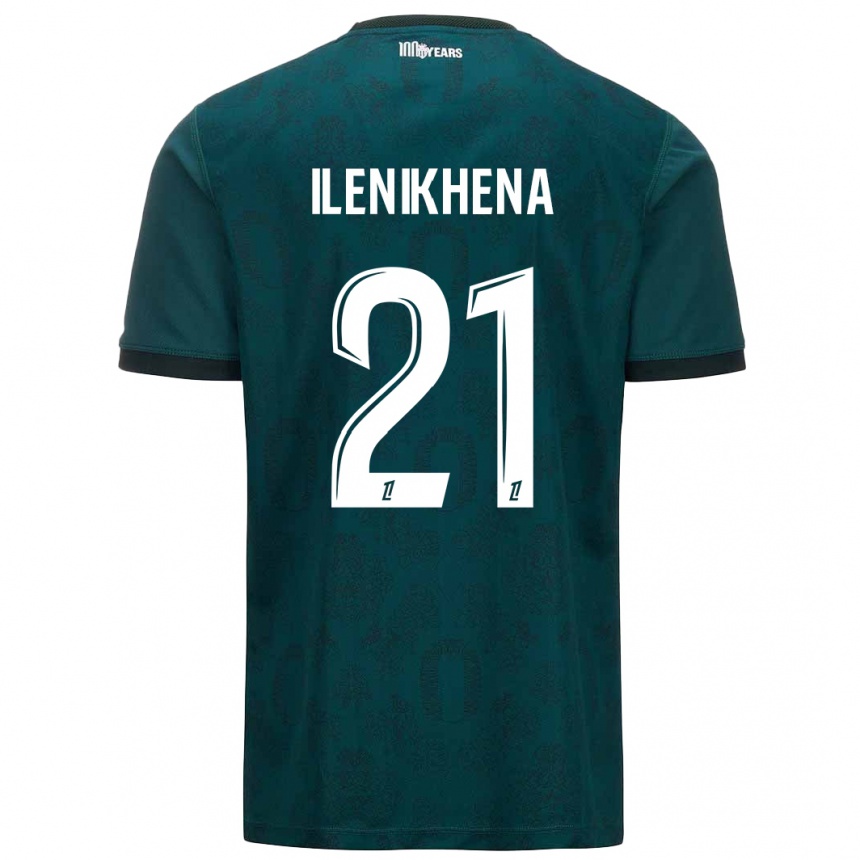 Niño Fútbol Camiseta George Ilenikhena #21 Verde Oscuro 2ª Equipación 2024/25 México