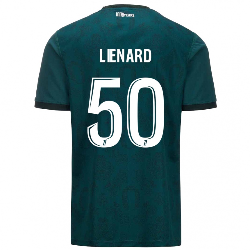 Niño Fútbol Camiseta Yann Lienard #50 Verde Oscuro 2ª Equipación 2024/25 México