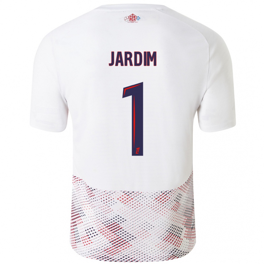 Niño Fútbol Camiseta Leo Jardim #1 Blanco Azul Real 2ª Equipación 2024/25 México