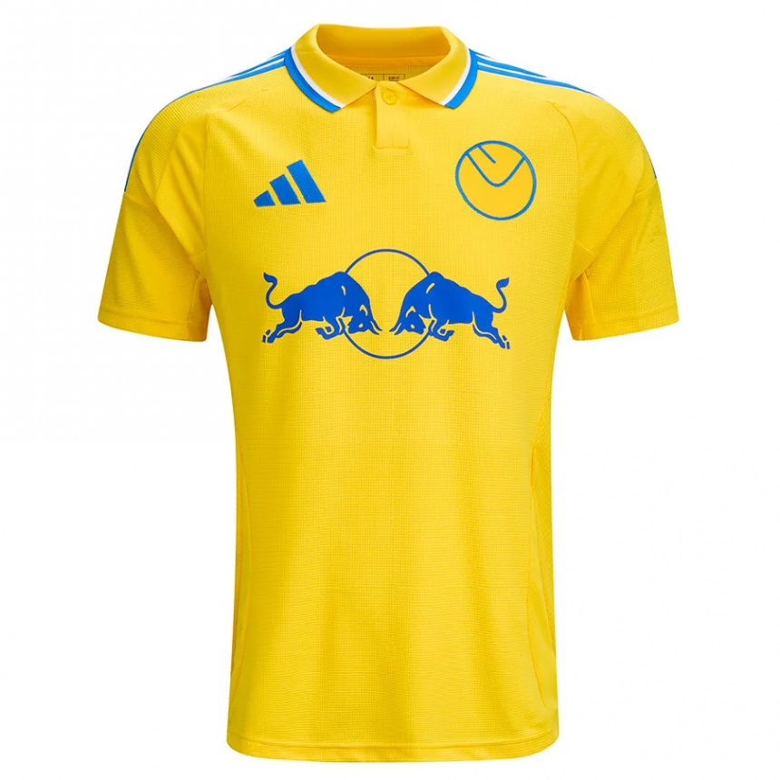 Niño Fútbol Camiseta Largie Ramazani #17 Amarillo Azul 2ª Equipación 2024/25 México