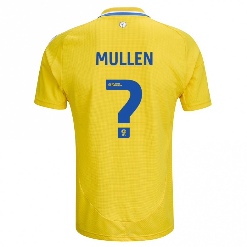 Niño Fútbol Camiseta Jeremiah Chilokoa-Mullen #0 Amarillo Azul 2ª Equipación 2024/25 México