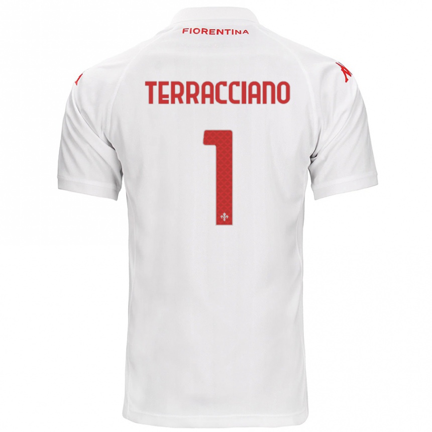 Niño Fútbol Camiseta Pietro Terracciano #1 Blanco 2ª Equipación 2024/25 México