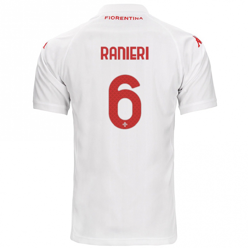 Niño Fútbol Camiseta Luca Ranieri #6 Blanco 2ª Equipación 2024/25 México