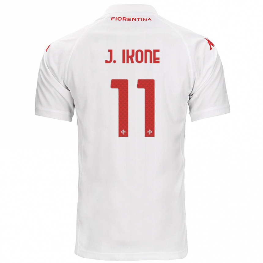 Niño Fútbol Camiseta Jonathan Ikoné #11 Blanco 2ª Equipación 2024/25 México