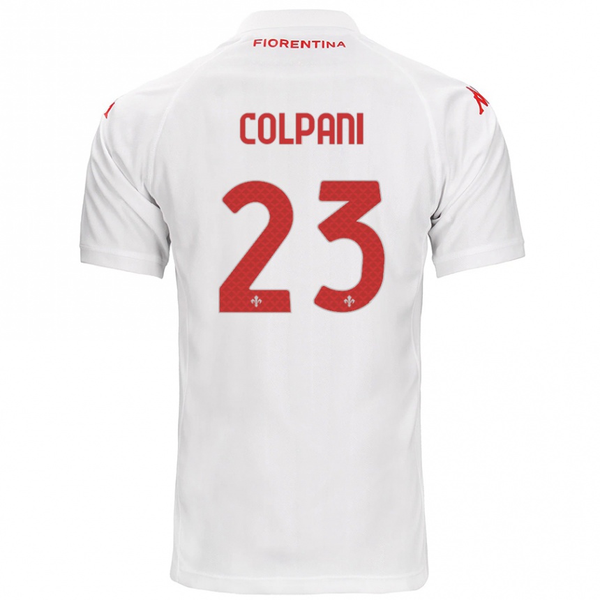 Niño Fútbol Camiseta Andrea Colpani #23 Blanco 2ª Equipación 2024/25 México